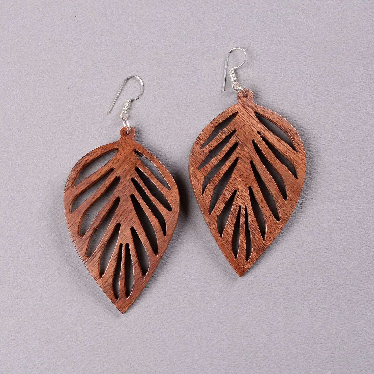 Oshna- Wooden Dangler Earrings