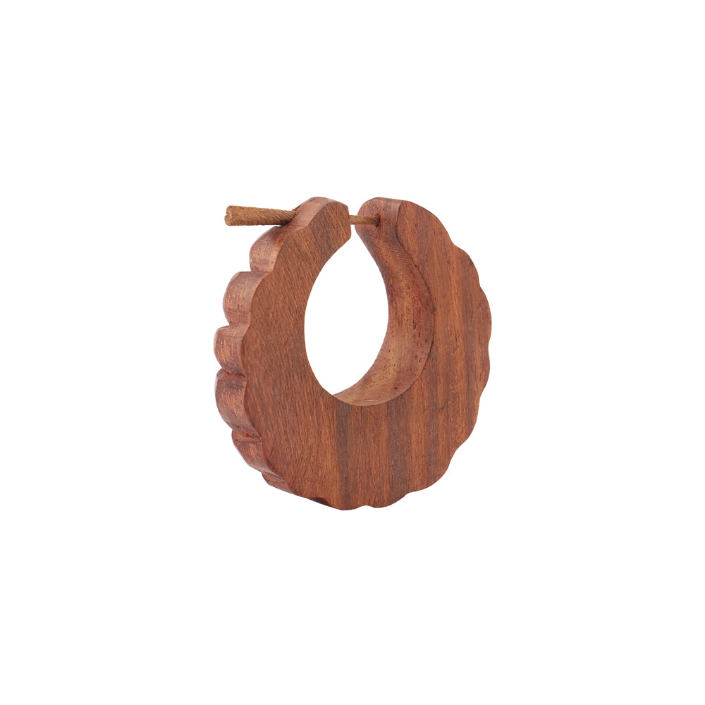 Elan- Wooden Loop Earrings