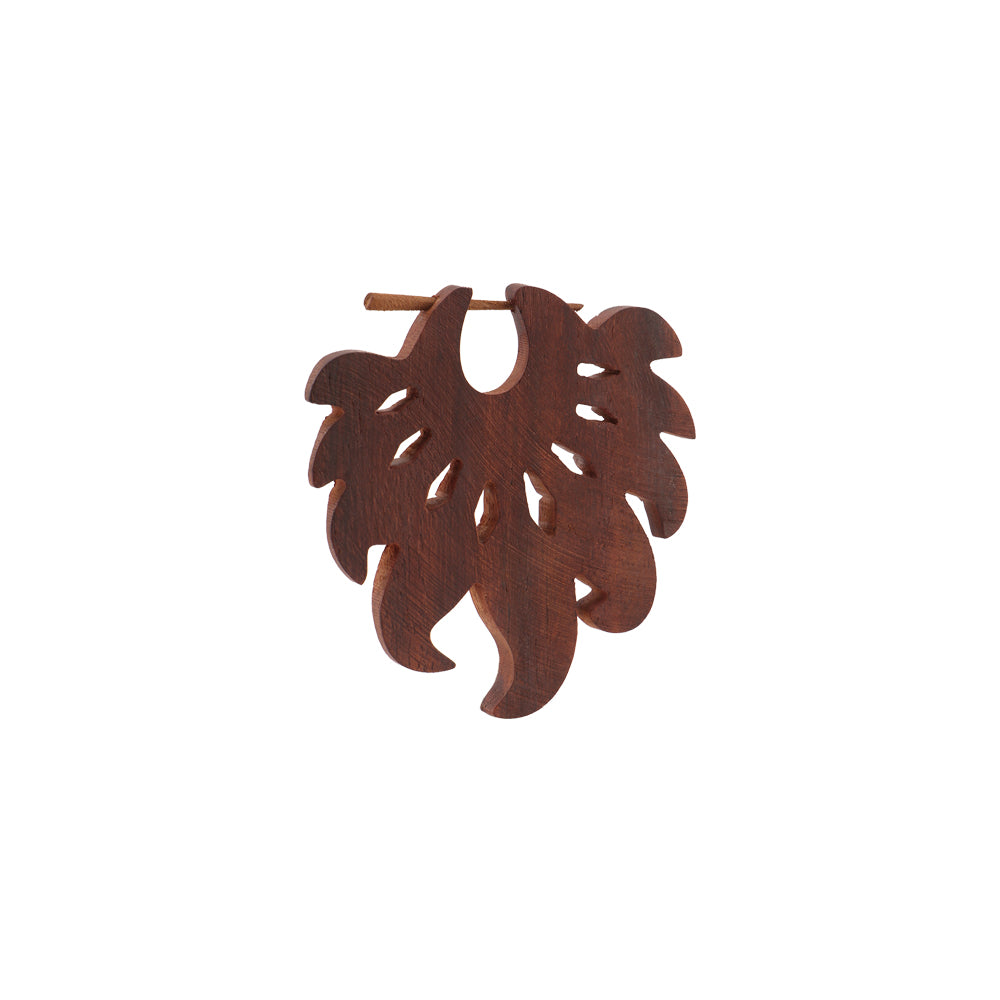 Kora- Wooden Loop Earrings