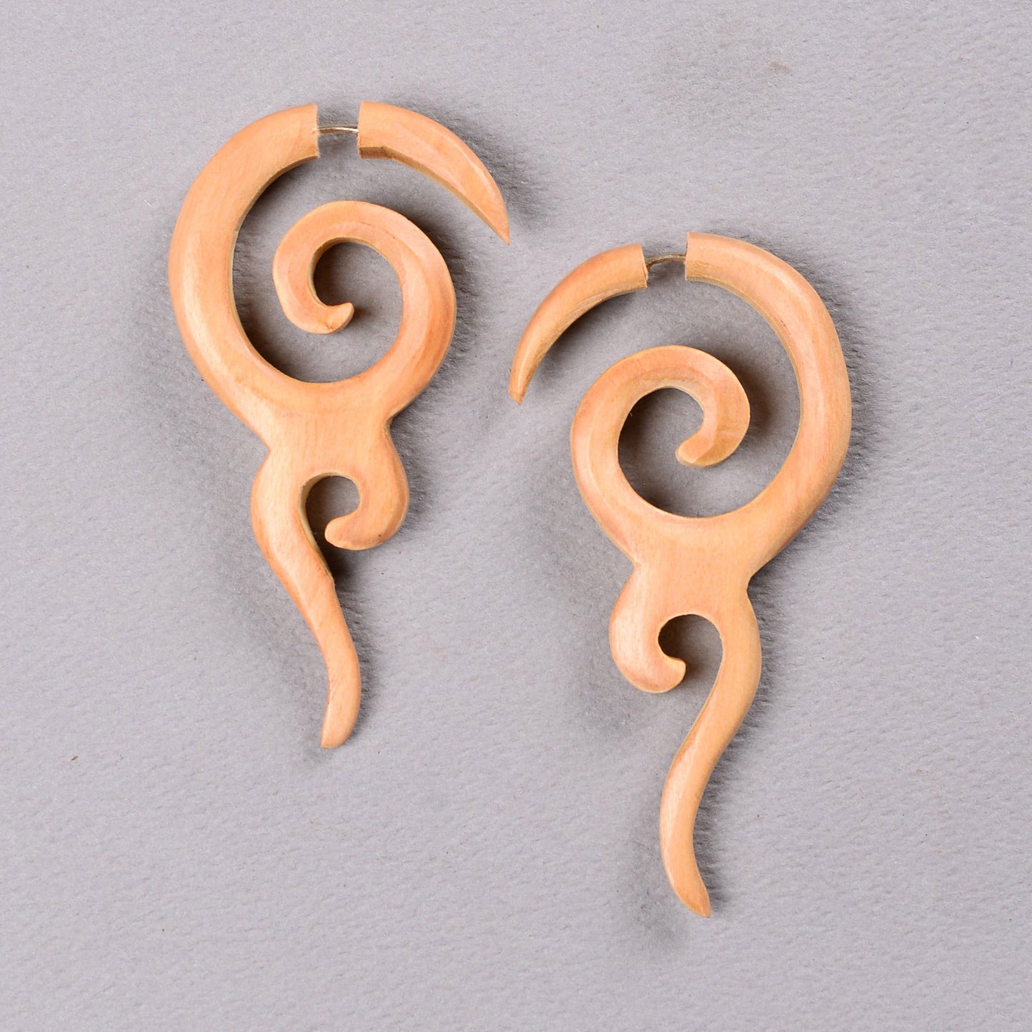 Ruhen- Wooden Dangler Earrings