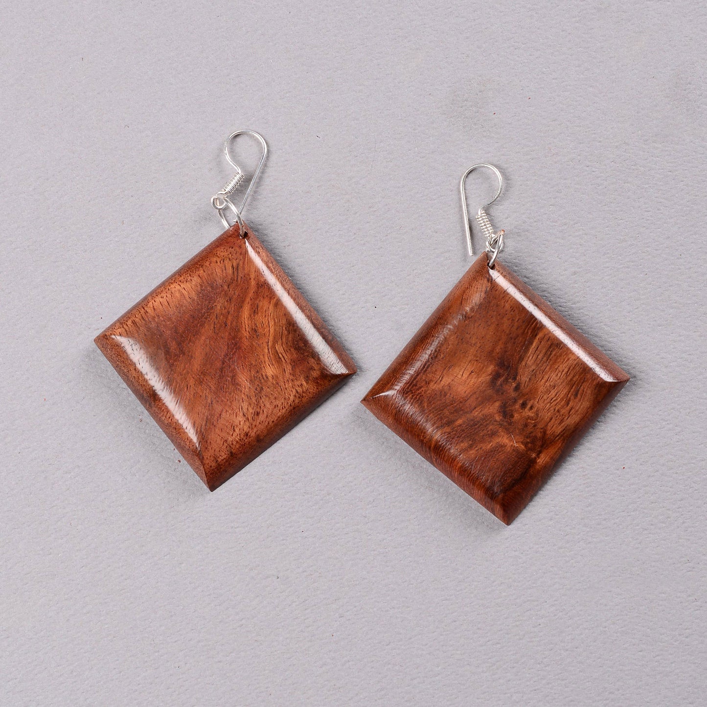 Noroa- Wooden Dangler Earrings