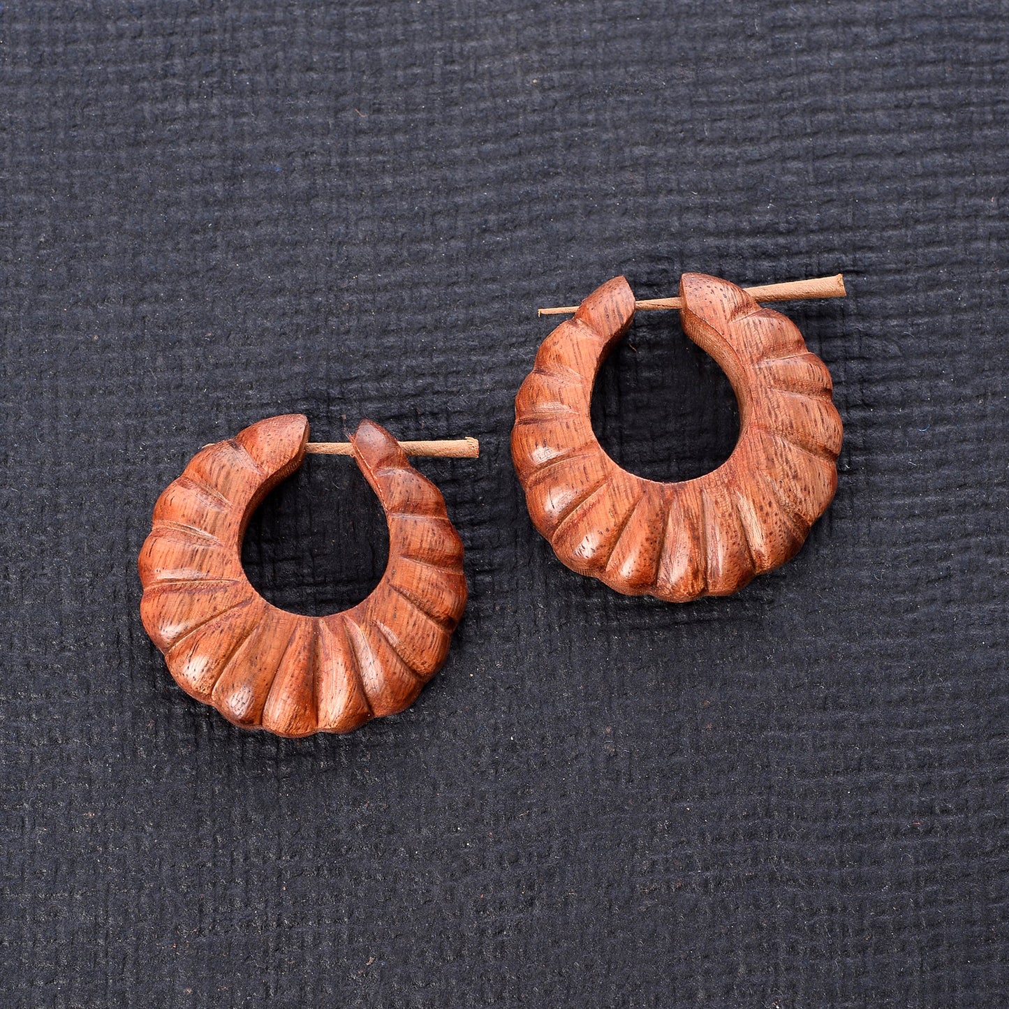 Elan- Wooden Loop Earrings