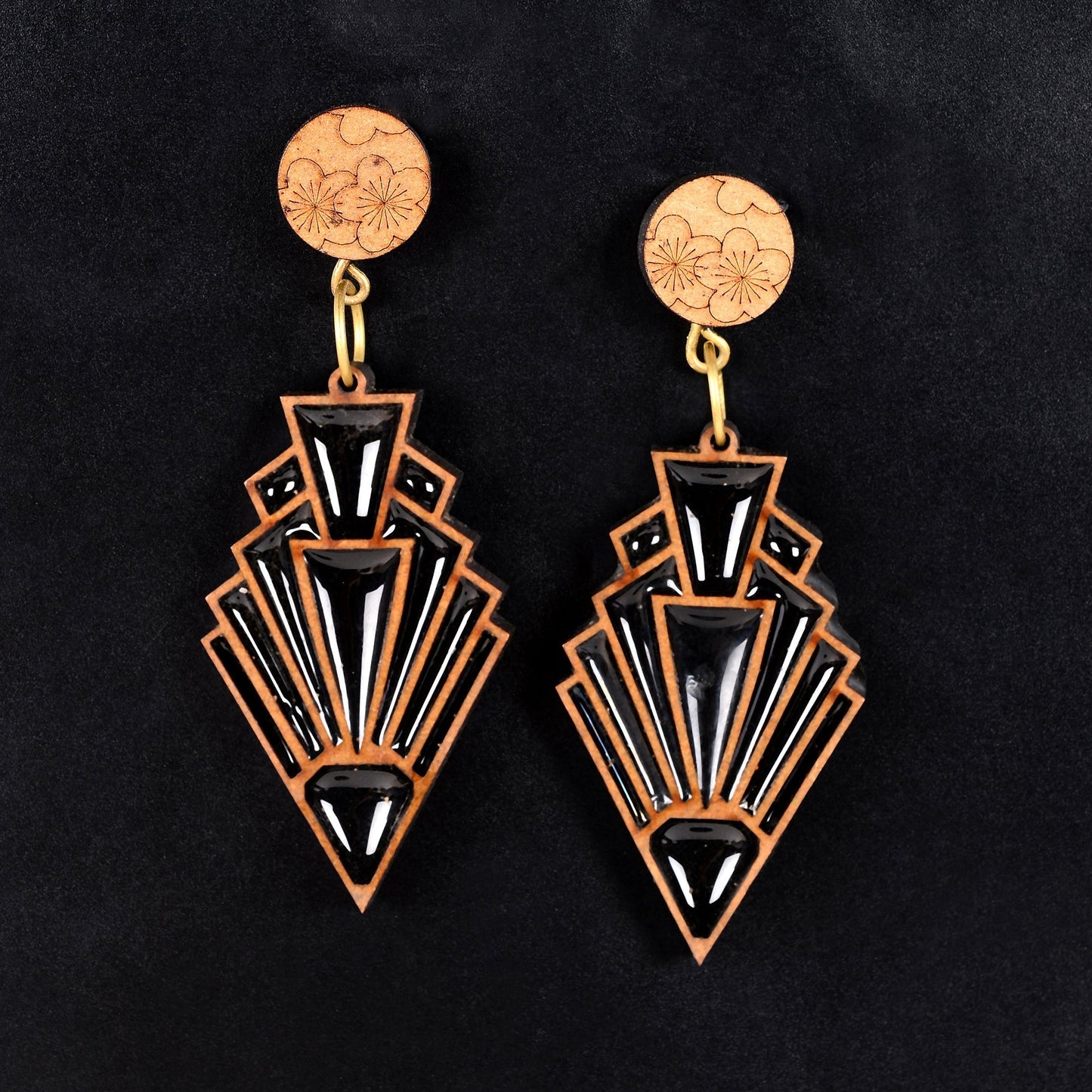 Sera- Wooden Dangler Earrings