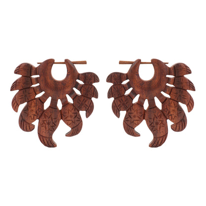 Kora- Wooden Loop Earrings