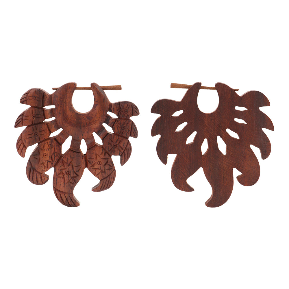 Kora- Wooden Loop Earrings