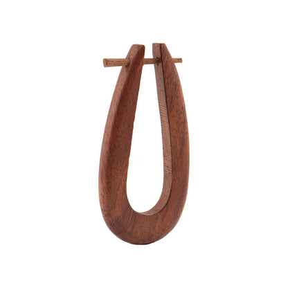 Zura- Wooden Loop Earrings