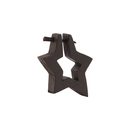 Lyne- Wooden Loop Earrings