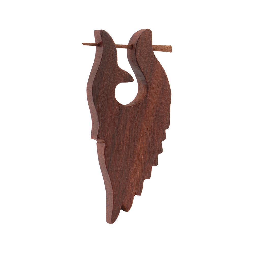 Orah- Wooden Dangler Earrings
