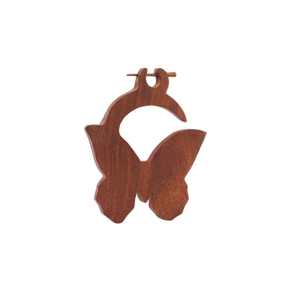 Elen- Wooden Loop Earrings