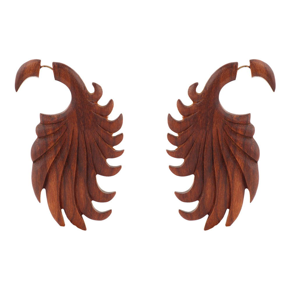 Raen- Wooden Dangler Earrings