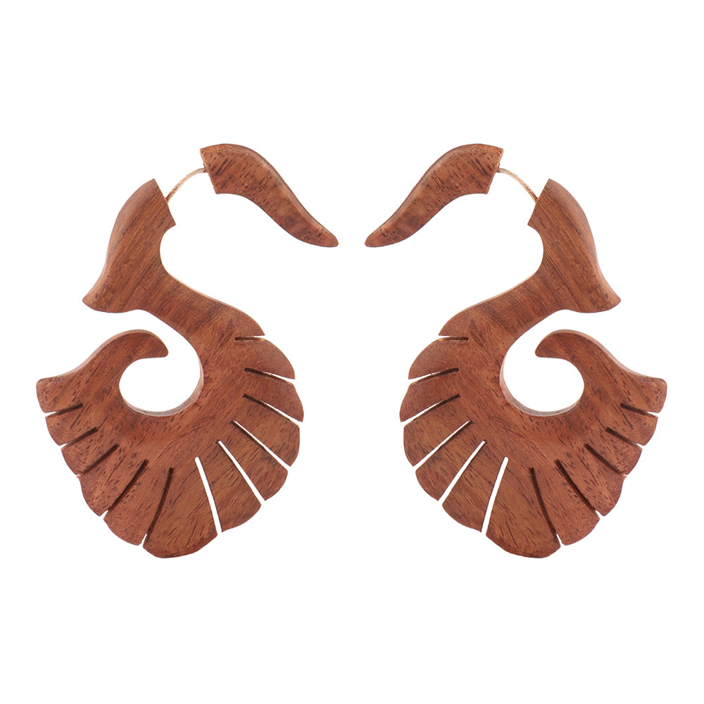Vaal- Wooden Dangler Earrings