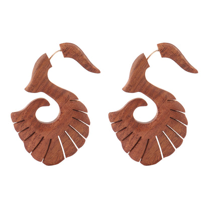 Vaal- Wooden Dangler Earrings