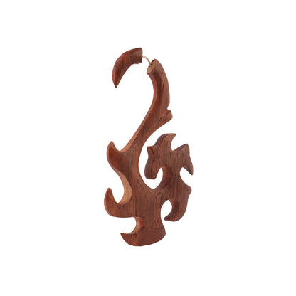 Eyn- Wooden Dangler Earrings