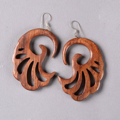 Kavna- Wooden Dangler Earrings