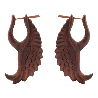 Voa- Wooden Loop Earrings