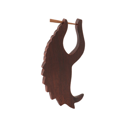 Voa- Wooden Loop Earrings