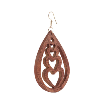 Suve- Wooden Dangler Earrings