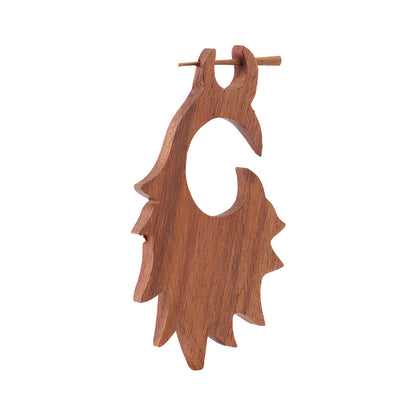 Myrha-  Wooden Loop Earrings
