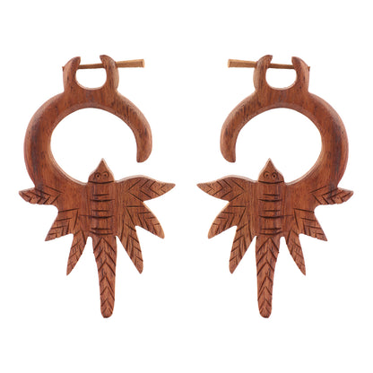 Ravah- Wooden Loop Earrings