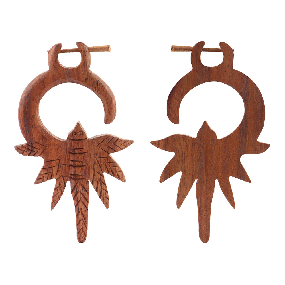 Ravah- Wooden Loop Earrings