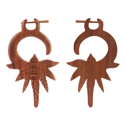 Ravah- Wooden Loop Earrings