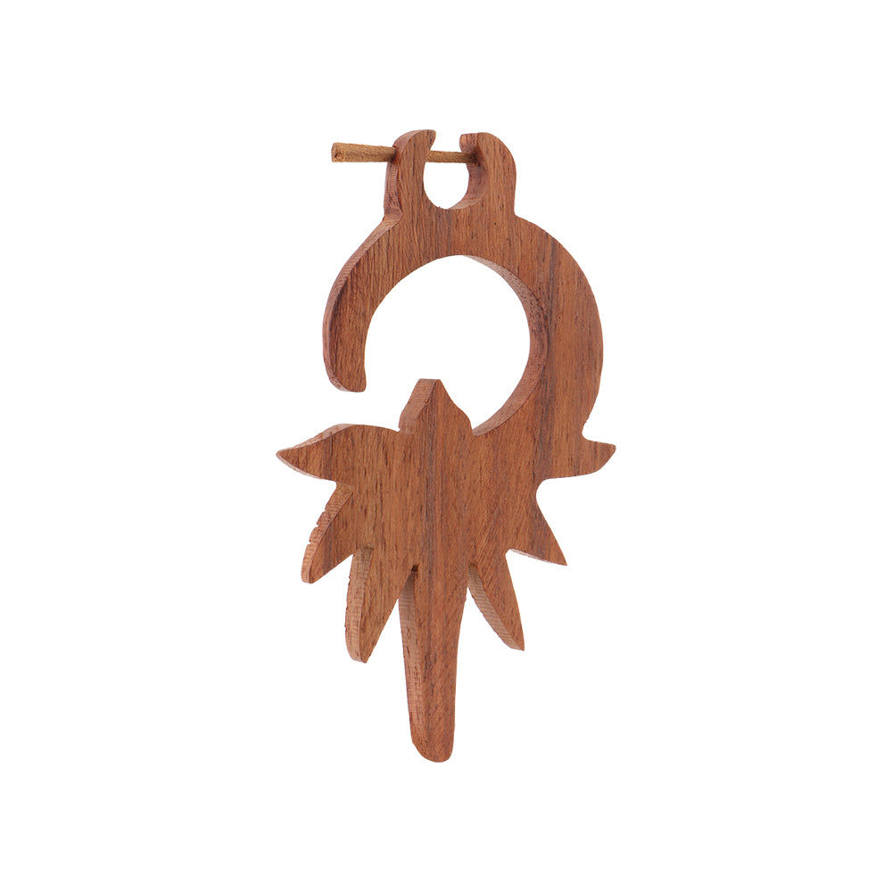 Ravah- Wooden Loop Earrings