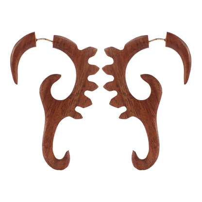 Renoa- Wooden Dangler Earrings