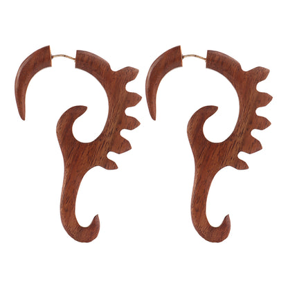 Renoa- Wooden Dangler Earrings
