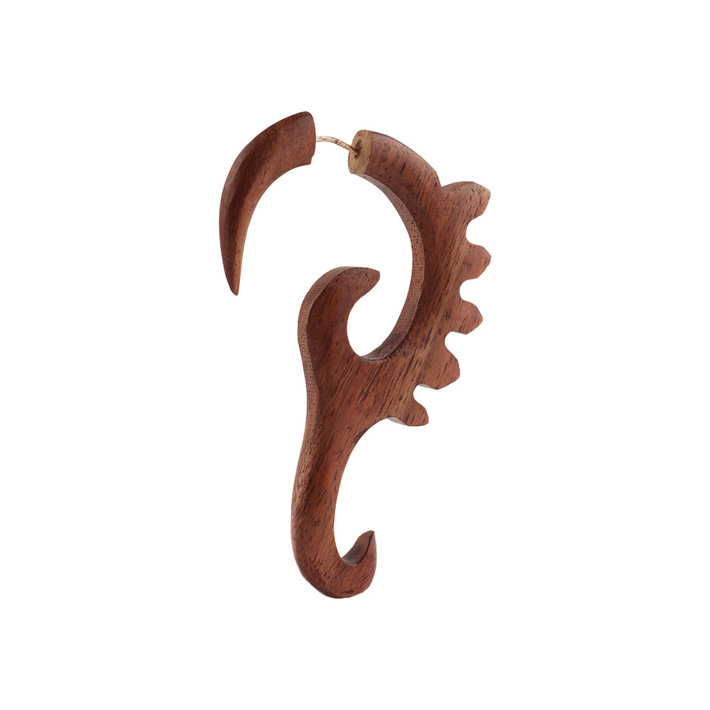 Renoa- Wooden Dangler Earrings