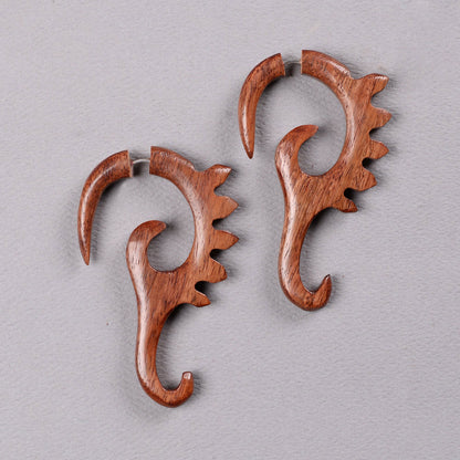 Renoa- Wooden Dangler Earrings