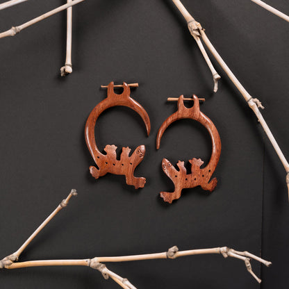 Orren- Wooden Dangler Earrings