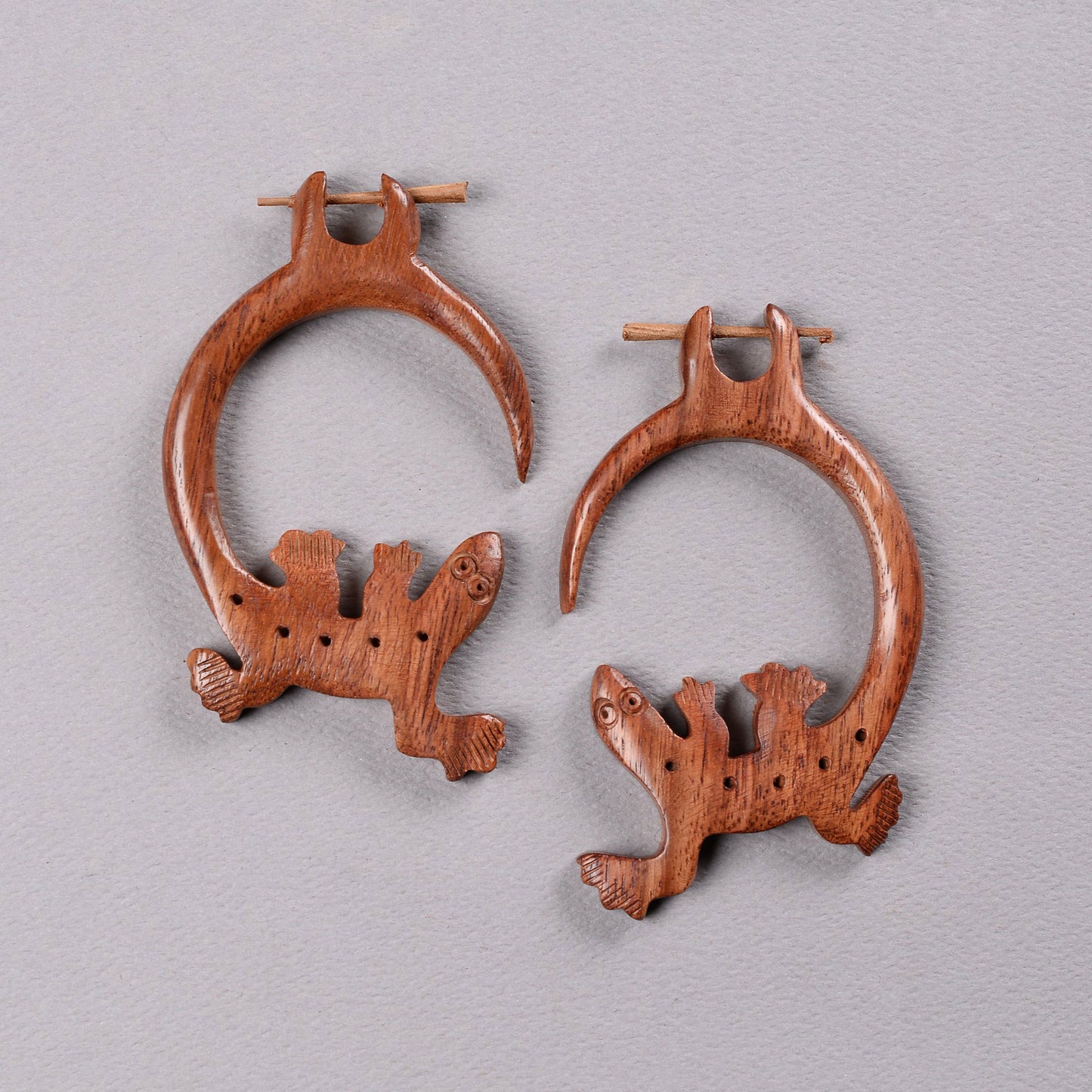 Orren- Wooden Dangler Earrings