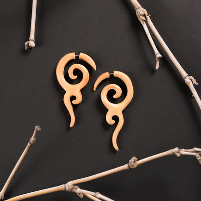 Ruhen- Wooden Dangler Earrings