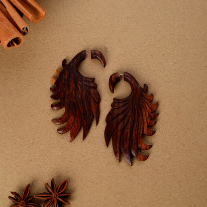 Raen- Wooden Dangler Earrings
