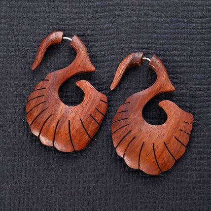 Vaal- Wooden Dangler Earrings